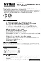 Sealey 3000CXD.V3 Instructions preview