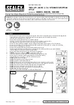 Sealey 3000ES Instructions предпросмотр