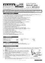 Предварительный просмотр 1 страницы Sealey 3001LE.V2 Instructions