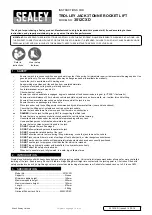 Sealey 3012CXD Instructions preview