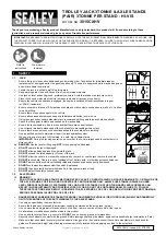 Preview for 1 page of Sealey 3015CXHV Manual