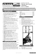 Sealey 3075LE Instructions preview