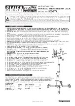 Sealey 500GTA Instructions preview