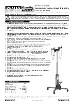 Preview for 1 page of Sealey 800TTJ Instructions