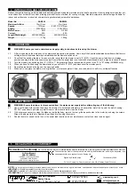 Предварительный просмотр 2 страницы Sealey ADB300 Instructions