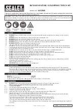 Sealey AK2946 Quick Start Manual preview