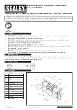 Preview for 1 page of Sealey AP1905C Quick Start Manual