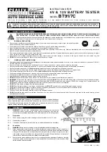 Sealey AUTO SERVICE BT91/7C Instructions preview