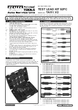 Preview for 1 page of Sealey Auto Service TA111.V2 Instructions