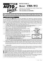 Sealey AUTO Valet VMA 913 Instructions preview