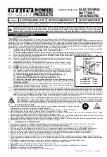 Предварительный просмотр 1 страницы Sealey AUTOCHARGE 6.V2 Quick Start Manual