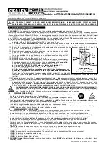 Предварительный просмотр 1 страницы Sealey AUTOCHARGE6 Instructions