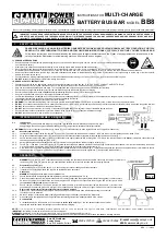 Sealey BB8 Instructions preview