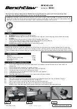 Preview for 1 page of Sealey Benchclaw SBC01 Instructions