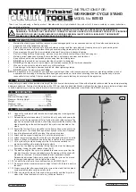 Предварительный просмотр 1 страницы Sealey BS103 Instructions