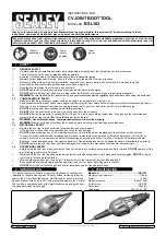 Sealey BSL103 Instructions preview