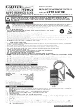 Sealey BT101 Instructions preview