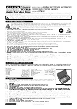 Preview for 1 page of Sealey BT2012 Instructions