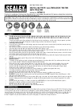 Preview for 1 page of Sealey BT2015 Instructions Manual