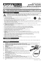 Предварительный просмотр 1 страницы Sealey BT91/1.V2 Instructions