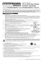 Preview for 1 page of Sealey CHARGETRONIC 12 Instructions