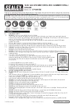 Preview for 1 page of Sealey CP108VDD Manual