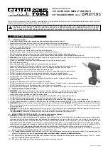 Предварительный просмотр 1 страницы Sealey CP1211.V3 Instructions