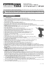 Preview for 1 page of Sealey CP1211 Instructions