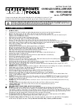 Preview for 1 page of Sealey CP1801V Instructions