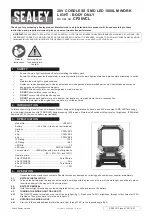 Preview for 1 page of Sealey CP20VCL Quick Start Manual