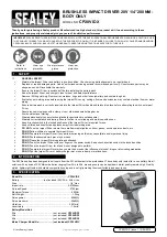 Preview for 1 page of Sealey CP20VIDX Quick Start Manual