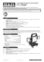 Preview for 1 page of Sealey CP20VWL Quick Start Manual