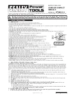 Sealey CP3003.V2 Instructions For Use preview