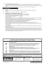 Предварительный просмотр 4 страницы Sealey CP3005.V2 Instructions