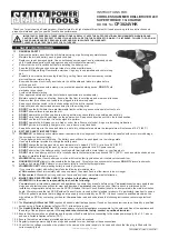 Preview for 1 page of Sealey CP3024vHK Instructions