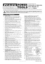 Sealey CP5002 Quick Start Manual preview