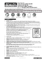 Preview for 1 page of Sealey CP6005 Instructions