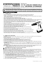 Sealey CP9512VHKL Instructions preview