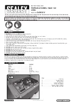 Sealey D43012V Instructions preview