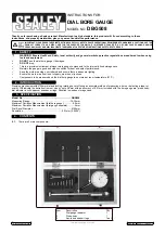 Предварительный просмотр 1 страницы Sealey DBG508 Instructions