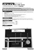 Sealey DBG509 Instructions предпросмотр