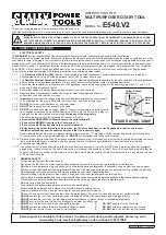 Предварительный просмотр 1 страницы Sealey E540.V2 Instructions