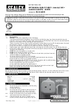 Preview for 1 page of Sealey EL144USB Instructions