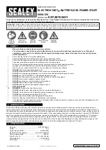 Preview for 1 page of Sealey ELECTROSTART E/START800HY Instructions