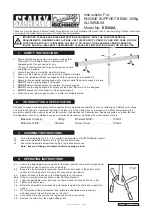 Preview for 1 page of Sealey ES300A Instructions