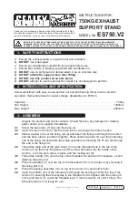 Sealey ES750.V2 Instructions preview