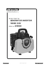 Sealey G1000I Instructions preview