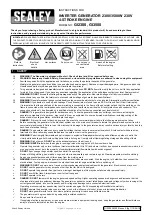 Preview for 1 page of Sealey GI2300 Instructions For Use Manual