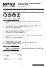 Sealey GSA312 Manual preview