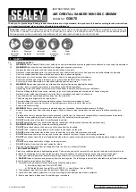 Sealey GSA70 Instructions preview